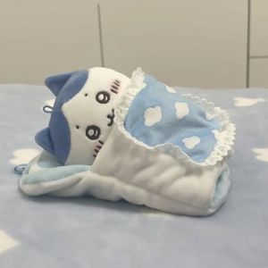 YOUSHI TOP chiikawa plushie Stuffed Toy Chiikawa Sleeping Bag Cotton Doll Hachiware Plush Doll Bed Creative Decorative Usachi Pendant Bag Pendant
