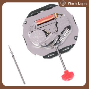 Warm Light นาฬิกาเปลี่ยนนาฬิกาควอตซ์วันที่3ด้วยการปรับ Stem สำหรับ Miyota 2115