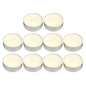 【SG Seller】Smokeless Tea Light Diwali Candle Butter Lamp Candle High Quality 4/8 hours 50/100pc/Box 铝壳纯植物酥油灯供佛酥油 无烟清香蜡烛