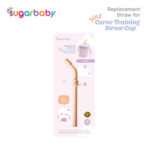 Sugarbaby 3 in 1 Curve Training Straw Cup/Gelas MPASI Bayi/Gelas Bayi Anti Tumpah Bocor/Training Cup BPA FREE
