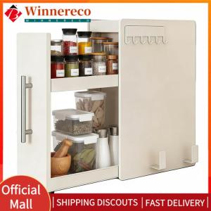 Bathroom Storage Solution with Sliding Drawers for Under Sink and Coffee Bar in Elegant White Finish
