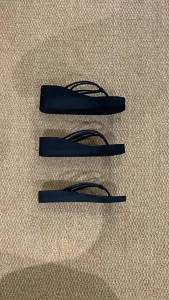 [Free Shipping] WomenS Flip-Flops For Outdoor Wear High-Heeled Summer Sandals Thick-Soled Height-Increasing Summer Slippers