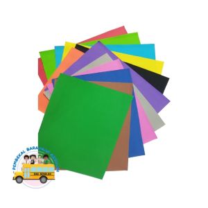 EVA FOAM / KEPINGAN EVA SAIZ A4 / A3 PCS DAN KAIN FELT / FLET FABRIC CLOTH SAIZ A4 / A3