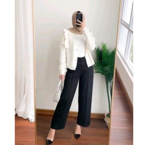 GEYA ZIPER KULOT SCUBA / CELANA WANITA / KULOT SCUBA / CELANA KULOT SCUBA