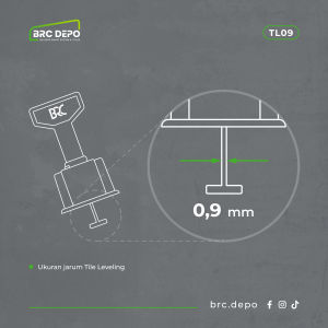 Tile Leveling Alat Perata Keramik Ubin Perapi Granit Model Putar TL09 & TL14 (ISI 300 PCS) - BRC depo