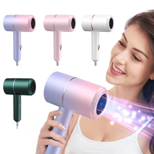 Hair Dryer - Foldable Home Travel Hair Dryer air Nozzle Quiet Operation