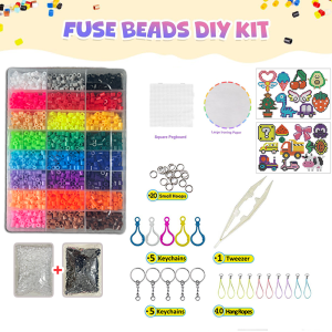 Tasmo ชุด DIY ลูกปัดสีแบบละลาย - ของเล่นสร้างสรรค์เสริมการเรียนรู้ สำหรับเด็กและเยาวชน ชาย-หญิง เป็นของขวัญที่ดีที่สุด!