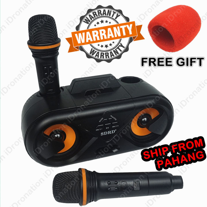 SDRD SD-303 Dual Wireless SD303 Microphone Portable 3D