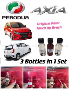 Perodua Axia Paint Repair Kit Original Colour Touch Up Paint Combo Set (10ml or 20ml)