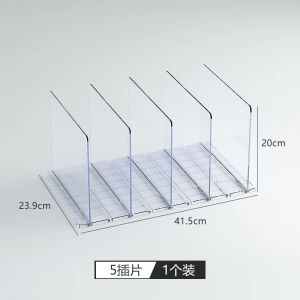 ●SG Stock● Adjustable Divider Rack lady Bag Organizer Rack Wardrobe Organizer Rack Kitchen Organizer Rack Under Sink Organizer Rack Kitchenware Dividers Holder for Baking Plate Baking Tray Plates Cutting Boards Muffin Tins Pot Rack