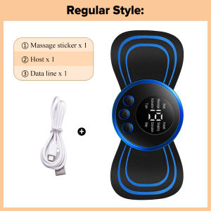 ZEEGO Neck Massager EMS Cervical Vertebra Massage Patch USB Rechargeable Stimulator Neck Hump Vertebra Physiotherapy Instrument