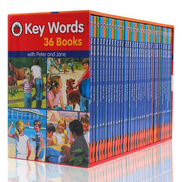 Ladybird Key Words with Peter and Jane (36 books hard cover