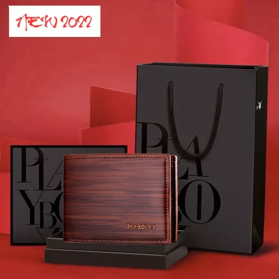 Quà noel 2022/ Quà giáng sinh cho người yêu/ Set quà tặng Noel/Quà tặng lưu niệm/Quà tặng sinh nhật-FUL TÚI & HỘP Y HÌNH - Ví da nam