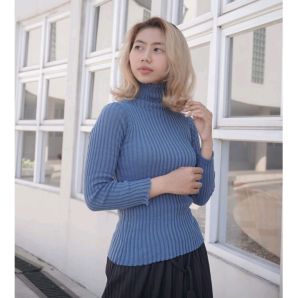 INNER RAJUT TURTLENECK/BAJU DALAMAN RAJUT/KNIT MANSET