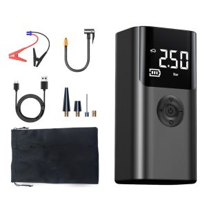 LUXURYLYN 12V Car Jump Starter 4 In 1 1000A Air Pump  with LED SOS Light Air Compressor For Car/Motorcycle/ Bicycle