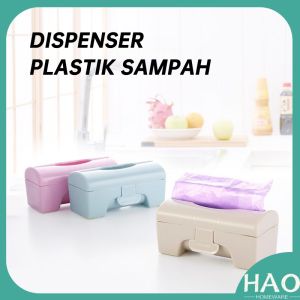 DISPENSER PLASTIK SAMPAH ROLL TEMPEL / DISPENSER KANTONG SAMPAH ROLL HOLDER PLASTIK SAMPAH TEMPAT PLASTIK ROLL