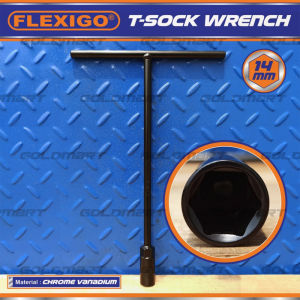 Kunci T Bahan Chrome Vanadium Flexigo / Kunci Sock T Flexigo 14 mm