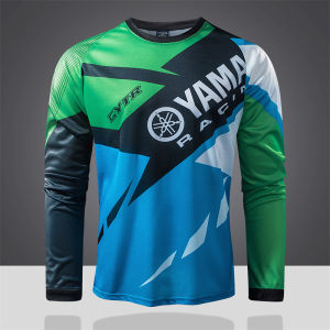 Yamaha Motor Shirt Long Sleeve for Men Dry Fit Cycling Bike Jersey Bikers Motorcycle Mens T-Shirts