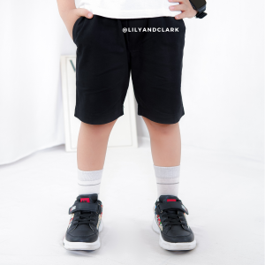 Lily And Clark Celana Pendek Boardshort Anak Laki-Laki Warna Hitam BR02