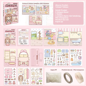 Playhouse Quiet Book Bubble Sticker Book DIY Quite Dodojam Bubble Sticker Book DIY Sticker Book