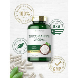 Office Post-Meal Sugar & Fat Blocker Carlyle Konjac Root Glucomannan Capsules Natural Soluble Fiber Slow Carb Absorption Cut Calorie Intake From Lunch Dinner Takeout For Sedentary Working s Every Day