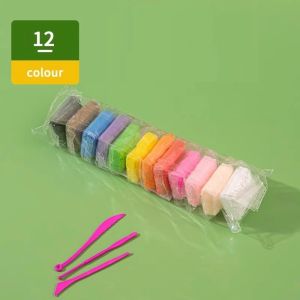 Harga Grosir - Magic Clay Polymer Isi 12 Warna / Platisin UltraLight Clay