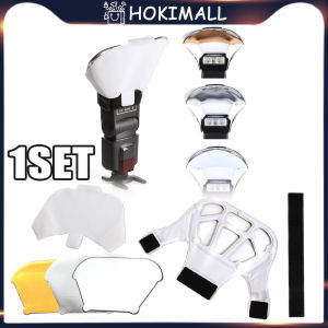 Perak / Emas / Putih 3 Colors Universal Speedlight Flash Diffuser