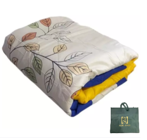 Queen Size US Cotton Non-Fading Comforter Blanket Soft and Comfort Fabric With Comforter Bag Organizer