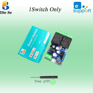 Diese EweLink App DC 12V 24V 48V 72V 2CH 10A Công tắc thông minh Wi-Fi 6 nút điều khiển bằng giọng nói từ xa cho Google Assistant/Alexa Receiver mô-đun Rơle