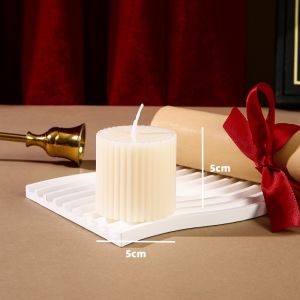 Vintage white scented candle Smokeless scented candle home fragrance Hotel wedding decoration