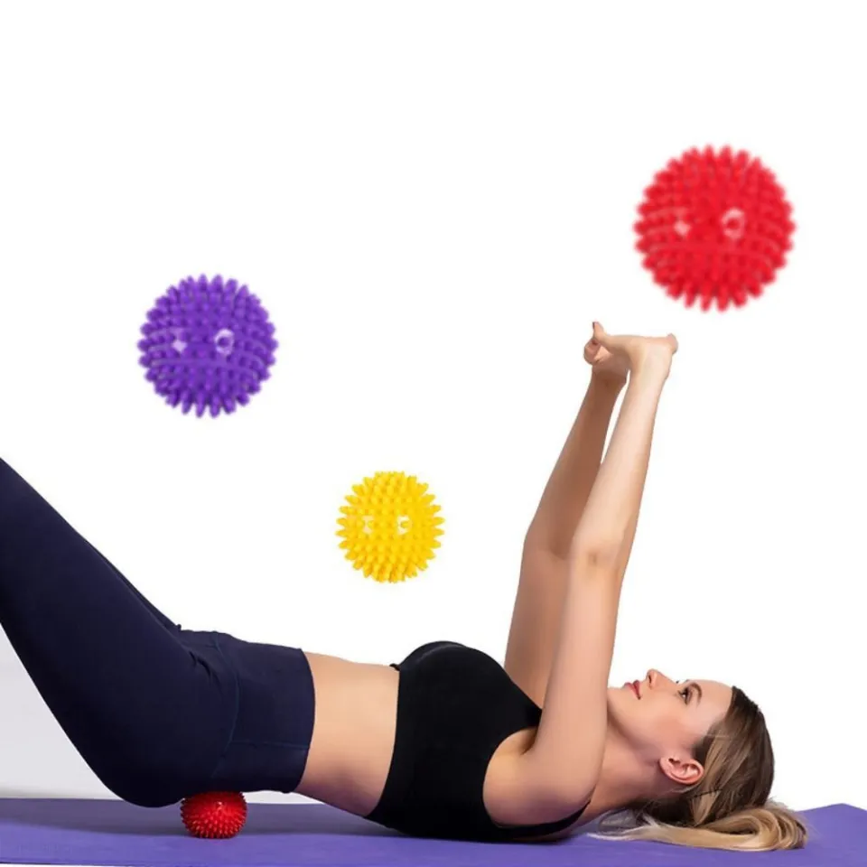 GENIUSS Hands Feet Plantar Strength Recovery Soft Spike Ball