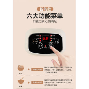 LZD  Multifunctional Electric Food Warmer   Integrated Electric Steamer Dormitory Electric Chafing Dish Home Electric Frying Pan
