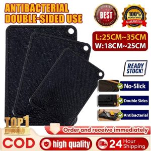 Anti Mildew Chopping Board Double Side Use Kitchen Antibacterial Cutting Board Fruit Vegetable and Meat Cutting Board Plastic Cutting