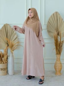 Mecca Abaya Turki Syari List Putih Kekinian