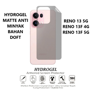 OPPO RENO 13 5G 13F 4G 13F 5G 12 12 PRO 12F 4G 12F 5G Anti gores belakang hydrogel matte anti minyak skin garskin anti jamur plastik jelly