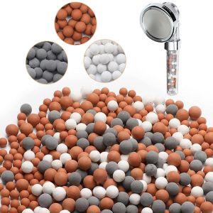 YUBAGUANB Balls Mineralized Negative Ions For Dry Skin Hair Water Purification Anion Water Filter Bathroom Accessories Shower Head Beads Shower Filter