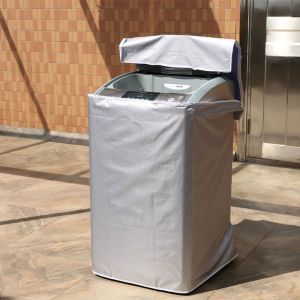 PWT16 Roller/Pulsator Washing Machine Dryer Dust Cover Adjustable Dustproof Waterproof Cover Creative with Zipper Protective Cover Home
