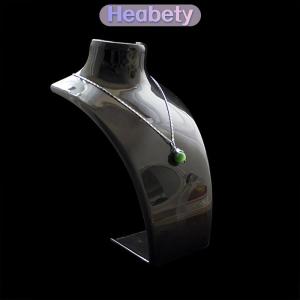 Heabety Mannequin Bust Trang Sức Hiển Thị Giá Vòng Cổ Hiển Thị Chủ Trang Sức Tổ Chức Cho Tai Stud Bông Tai Đứng Chuỗi Vòng Cổ