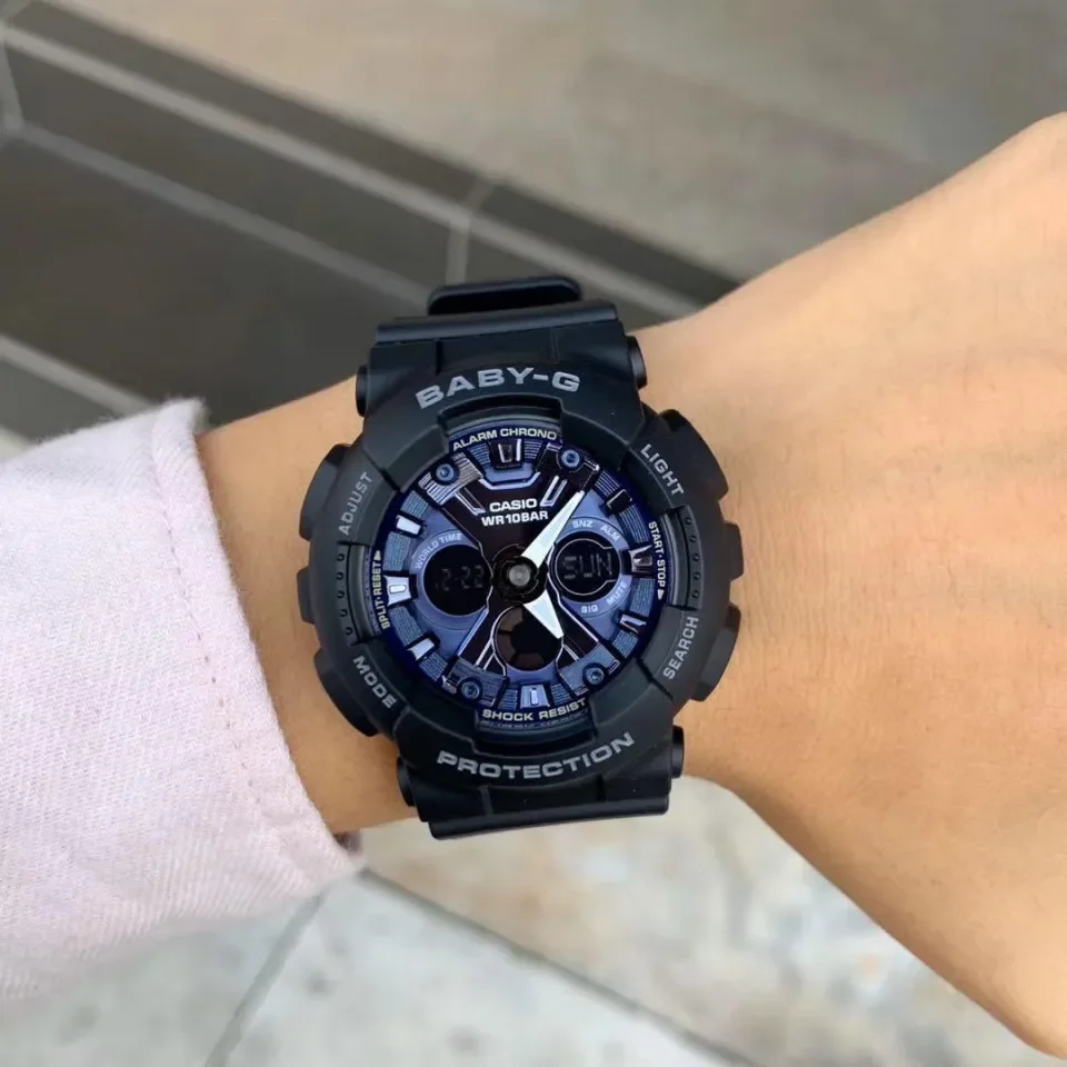 OFFICIAL WARRANTY Casio Baby G BA 130 1A2 Standard Analog Digital Black Resin Watch BA130 1A2 BA130 1A2DR BA 130 1A2DR Lazada