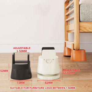Adjustable Furniture Heightening Foot Pads High Base Support Leg Pads Coffee Table/table Legs/sofa Cushions Bed Foot Heightening Foot Pads