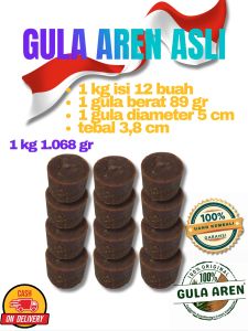 TERMURAH gula aren 1 kg 100% asli gula kawung