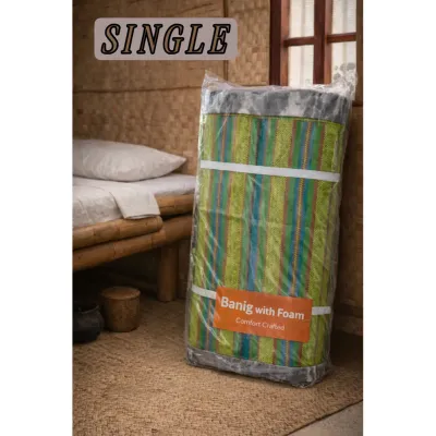 Foldable Foam with Banig Single Double Family Queen