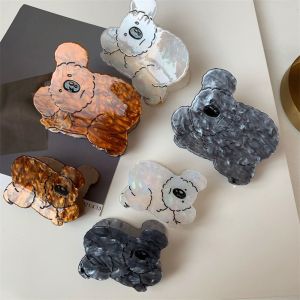 XINSU38 Large Temperament Cute Washing Face Shark Clip Animal Bathing Headwear Female Koala Hair Claw Korean Style Crab Clips Women Hair Clips Hair Accessories