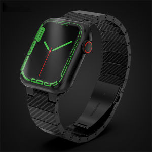 Carbon Fiber Band for Apple Watch Ultra 3 2 49mm Lightweight Carbon Fiber Strap for apple watch 11 10 series 9 8 7 6 5 4 SE 3 46mm 42mm 45mm 41mm 44mm 40mm 38mm