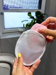 【SM Mall】Mesh Soap Bag Foaming Net Exfoliating Pouch for Bath Shower Body Scrub Soft Soap Saver Travel Soap Pouch Hanging with String for Bar Soap Shower Accessories
