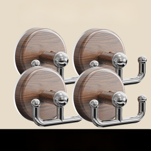 Double-head Hook Ready To Use Suction Cup Hook Organizer Abrasion Resistance One Pressure One Button Waterproof And Moistureproof