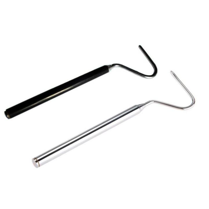 Snake Tongs Retractable Snake Handling Tools Snake Catcher Trap Length 6.30-26.78in Round Head Hook Without Hurting It for Moving Catching Snakes elegance
