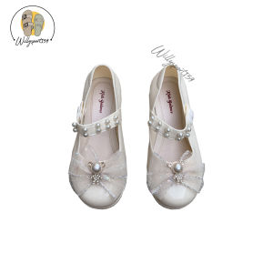 Sandal Anak Perempuan Motif Pita Pesta Flat Shoes Kondangan Fashion Lucu Trendi