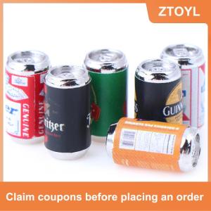【ZTOYL】 6 chai cái/bộ thu nhỏ bia cho Nhà búp bê thu nhỏ 1:12 đồ chơi chơi trẻ em
