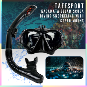 FAST DELIVERY Kacamata Selam Anti Kabut dan Anti Masuk Air Scuba Diving Snorkeling with Stand GoPro